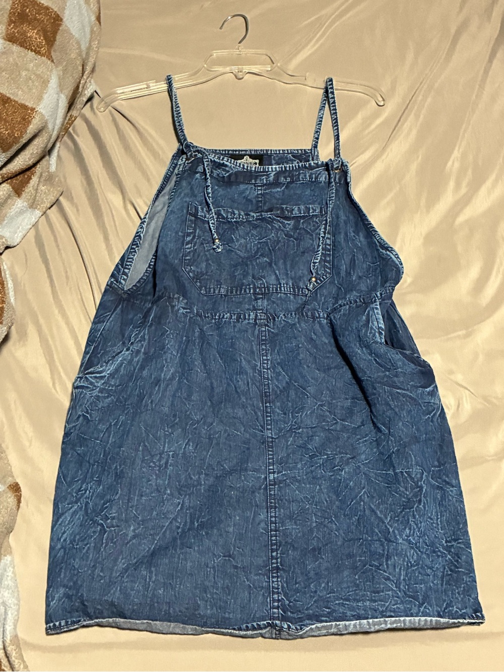 Faux Denim Dress